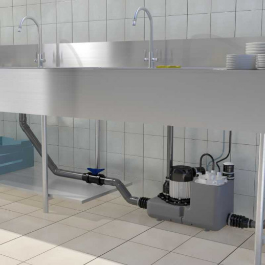 Канализационная установка SFA SANICOM 1, 220 В, 750Вт, Тмакс. +90°C (бытовые нефекальные стоки)