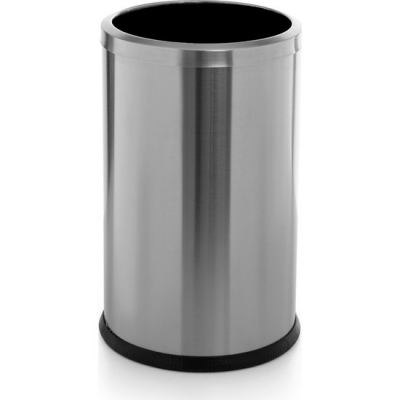 Урна без крышки Primanova M-E47-30-K круглая (9 л) матовый хром