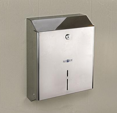 Диспенсер для бумажных полотенец NOFER 04010.B, сталь/глянец