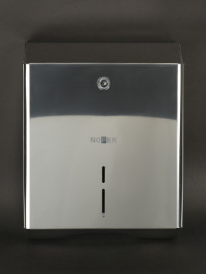 Диспенсер для бумажных полотенец NOFER 04010.B, сталь/глянец