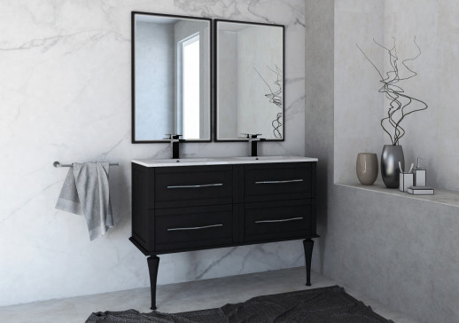 Тумба под раковину CEZARES TIFFANY 120 Nero grafite