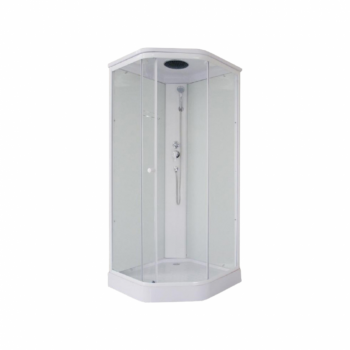 Душевая кабина Parly Penta P91 90х90х215см, трапеция, белый