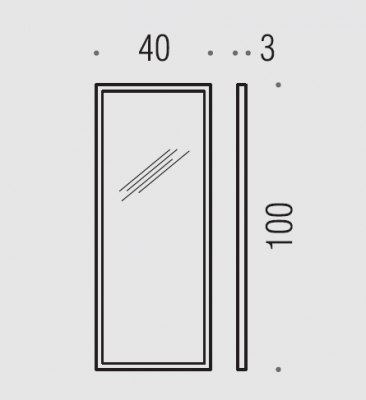 COLOMBO Fashion Mirrors B2040 зеркало в раме