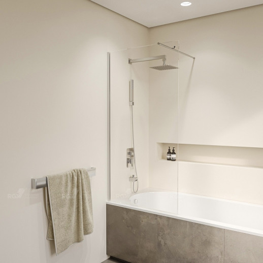 Шторка на ванну RGW Screens SC-050 70x150 351105007-11 прозрачная профиль хром