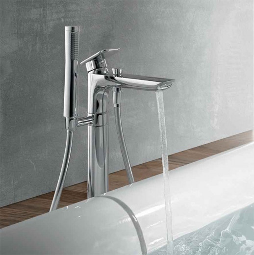 Смеситель для ванны (напольный) KLUDI E2 хром 495900575