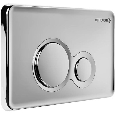 Клавиша смыва Bettoserb Sava Fix Slim Morava 40006464 хром глянцевый пластик