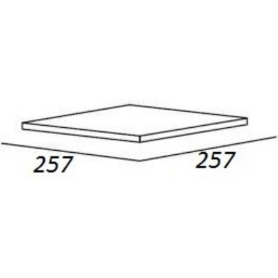 Полка для металлического каркаса Cezares Cadro 30 CADRO-30/30-MENS-BIANCO белая матовая