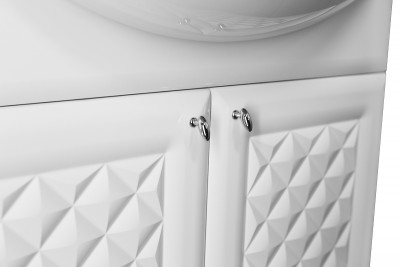 Тумба под раковину Style Line Канна 75 ЛС-00002283 белый глянец напольная