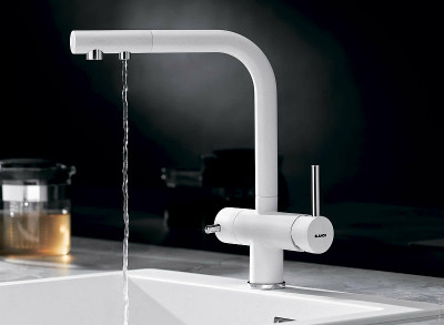 Кухонный смеситель Blanco Fontas II 525141 белый