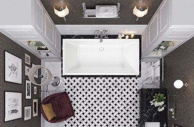 Акриловая ванна Vagnerplast Cavallo 190x90 прямоугольная