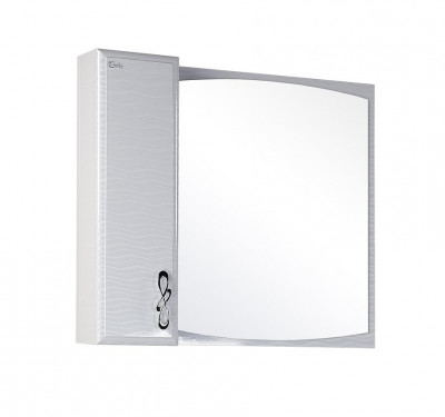 Зеркальный шкафчик Onika Вальс 85 белый, левый (208508)