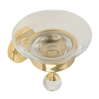 MIGLIORE Amerida SWAROVSKI 16593 мыльница настенная, золото