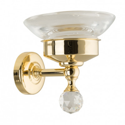 MIGLIORE Amerida SWAROVSKI 16593 мыльница настенная, золото