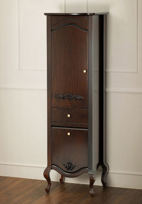 Шкаф пенал в ванную Migliore Impero 48 L 26650 орех