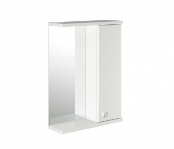 Зеркальный шкаф в ванну навесной  MIXLINE Норд-55 правый (528386)