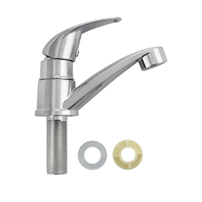 Кран на одну воду шаровый, хром, из высокопрочного пластика АБС, хром, BRIMIX (0755)