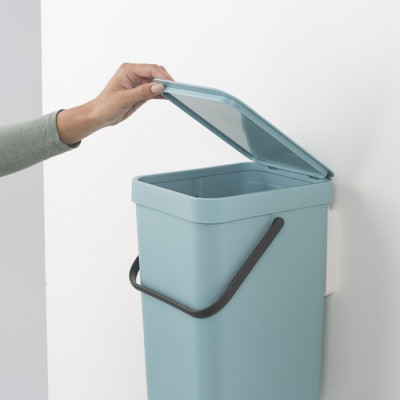 Brabantia Sort & Go 109744 ведро для мусора встраиваемое 12 л, цвет - мятный
