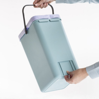 Brabantia Sort & Go 109744 ведро для мусора встраиваемое 12 л, цвет - мятный