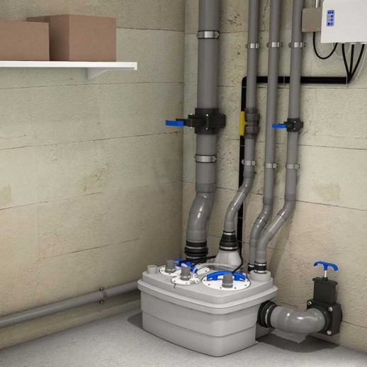 Канализационная установка SFA SANICUBIC 2 Classic NM, 220 В, 2x1500Вт, Тмакс. +70°C, ProX K2