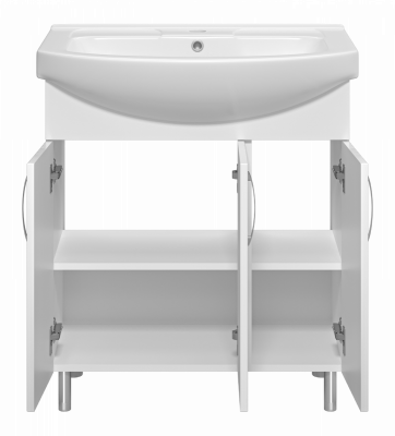 Тумба под раковину напольная Misty Изео 75 белый (Э-Изе01075-021Н)