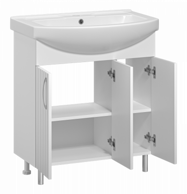 Тумба под раковину напольная Misty Изео 75 белый (Э-Изе01075-021Н)