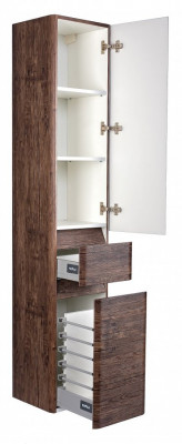 Пенал для ванной Style Line Атлантика 35 Люкс Plus старое дерево (ЛС-00000615)