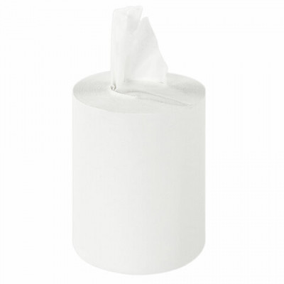 Полотенца бумажные с центральной вытяжкой ЛАЙМА, (Система M2), комплект 6 шт., классик, 165 м, белые, 126098