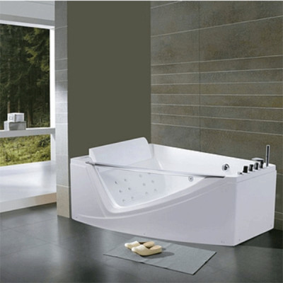 Акриловая ванна Orans 120x170 L 65109l0 с гидромассажем асимметричная