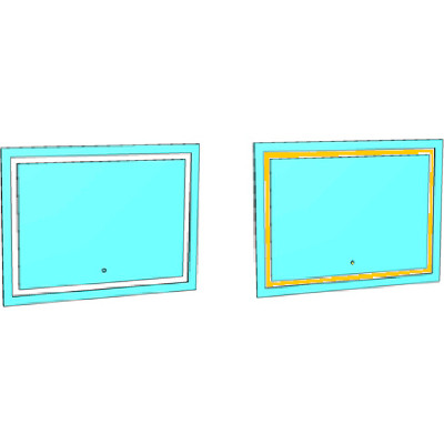 Зеркало подвесное Corozo Барго 60 SD-00001116 с подсветкой сенсорное прямоугольное