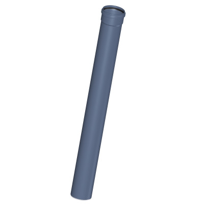 Труба канализационная DN 110, длина 1000 мм, 3-х слойная, шумопоглощающая, с раструбом PKEM, синий POLOPLAST POLO-KAL NG (P2043)
