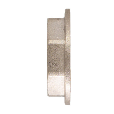 Контргайка резьбовая латунная с ребордой 1/2" (гайкагайка) CTM CRBFR012