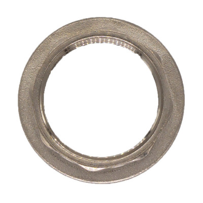 Контргайка резьбовая латунная с ребордой 1/2" (гайкагайка) CTM CRBFR012