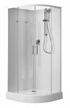 Душевая кабина Aquanet Passion EVO R white 90x90 набор 1 четверть круга (00267252)