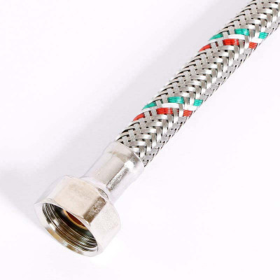 Гибкая подводка для смесителя UNI-FITT МL10х1 - 1/2" 60 см оплетка из нержавеющей стали (503S2806)