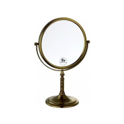 Boheme Medici 502 косметическое зеркало, оптическое, настольное, бронза