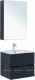 Комплект мебели для ванной Aquanet Алвита New 60 2 ящика, антрацит (00274219)  (00274219)