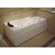 Акриловая ванна GEMY G9006-1,7 B R 172х77х65 см с гидромассажем, белая  (G9006-1.7 B R)