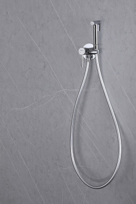 Гигиенический душ со смесителем Abber Wasser Kreis AF8125 хром