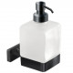 Дозатор жидкого мыла Inda Lea A18120NE21 черный матовый настенный  (A18120NE21)