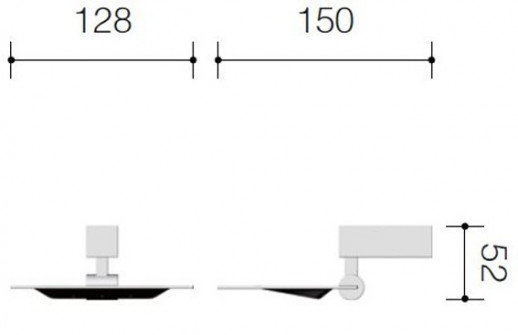 Schein Rembrandt 062G мыльница настенная, хром