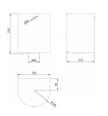 Диспенсер для рулонных бумажных полотенец NOFER WICK 04099.B, сталь/глянец