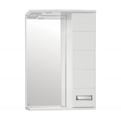 Зеркало-шкаф для ванной Style Line Ирис 55/С белый (ЛС-00000018)