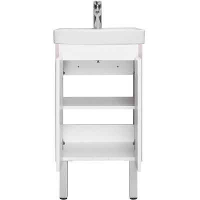 Тумба под раковину Aquaton Сканди Doors 45 1A278701SDB20 белый глянец дуб верона