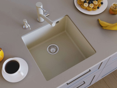 Мойка Bosen 44-U-WH Tetogranit белый квадратная 440x440 (4993598)