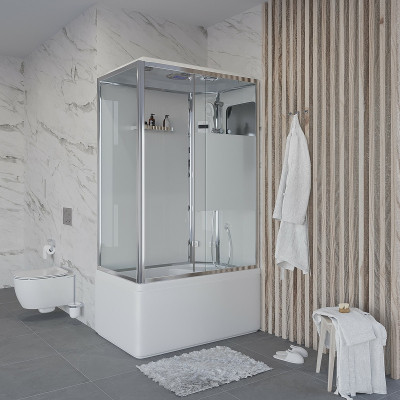 Душевая кабина Niagara Ultra 120x80 R NG-307-01R с гидромассажем прямоугольная