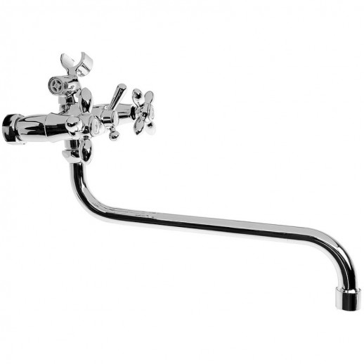 Смеситель для ванны Haiba HB2227 универсальный (латунь) хром