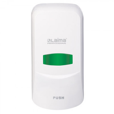 Диспенсер для жидкого мыла LAIMA PROFESSIONAL CLASSIC, НАЛИВНОЙ, 0,6 л, белый, ABS-пластик, 601423