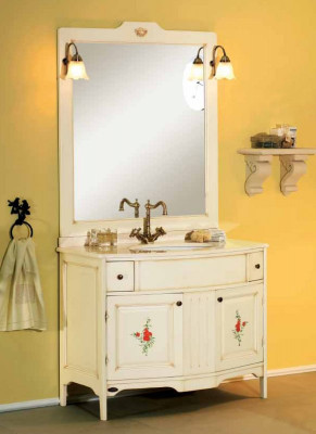 Зеркало настенное 80x90 CEZARES Decorato Celeste Crema AL.SP.403