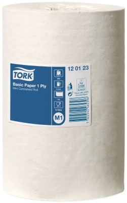 Базовая протирочная бумага Tork 1 сл белая Universal