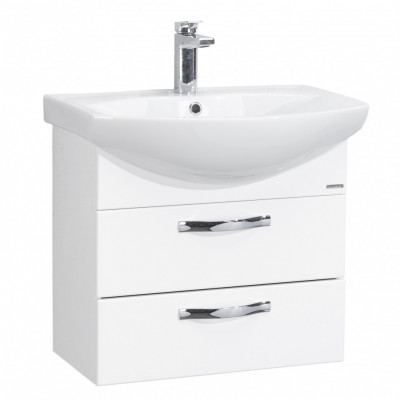 Тумба под раковину Aquaton Ария 50 М подвесная белый (1A140001AA010)